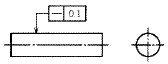 図41 真直度公差の指示例